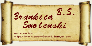 Brankica Smolenski vizit kartica